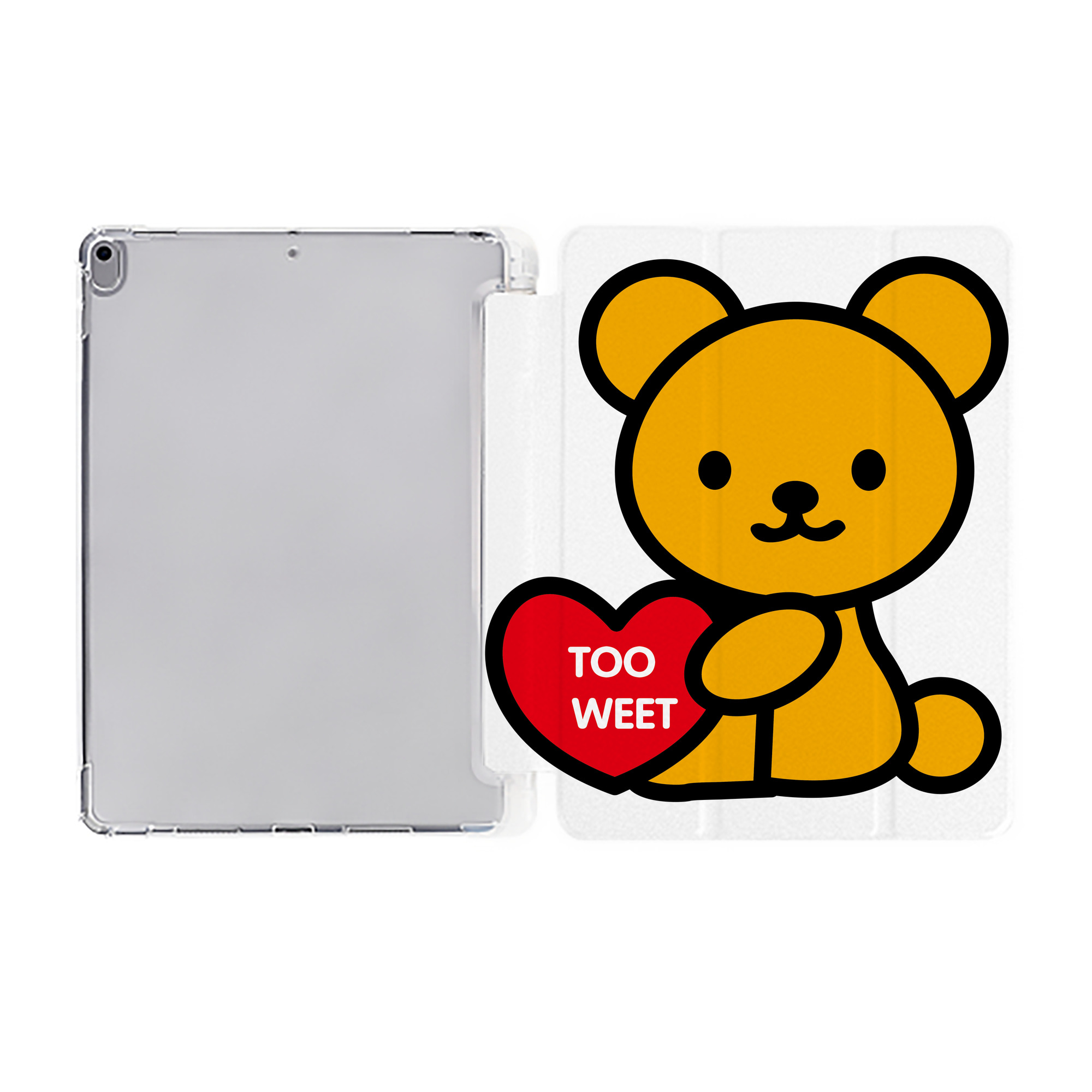 （画像用） Hello Kitty ハローキティ IPad ケース ペン収納付き 三つ折りスタンド PUレザー×シリコン 対応機種9.5/10.5/10.9インチ